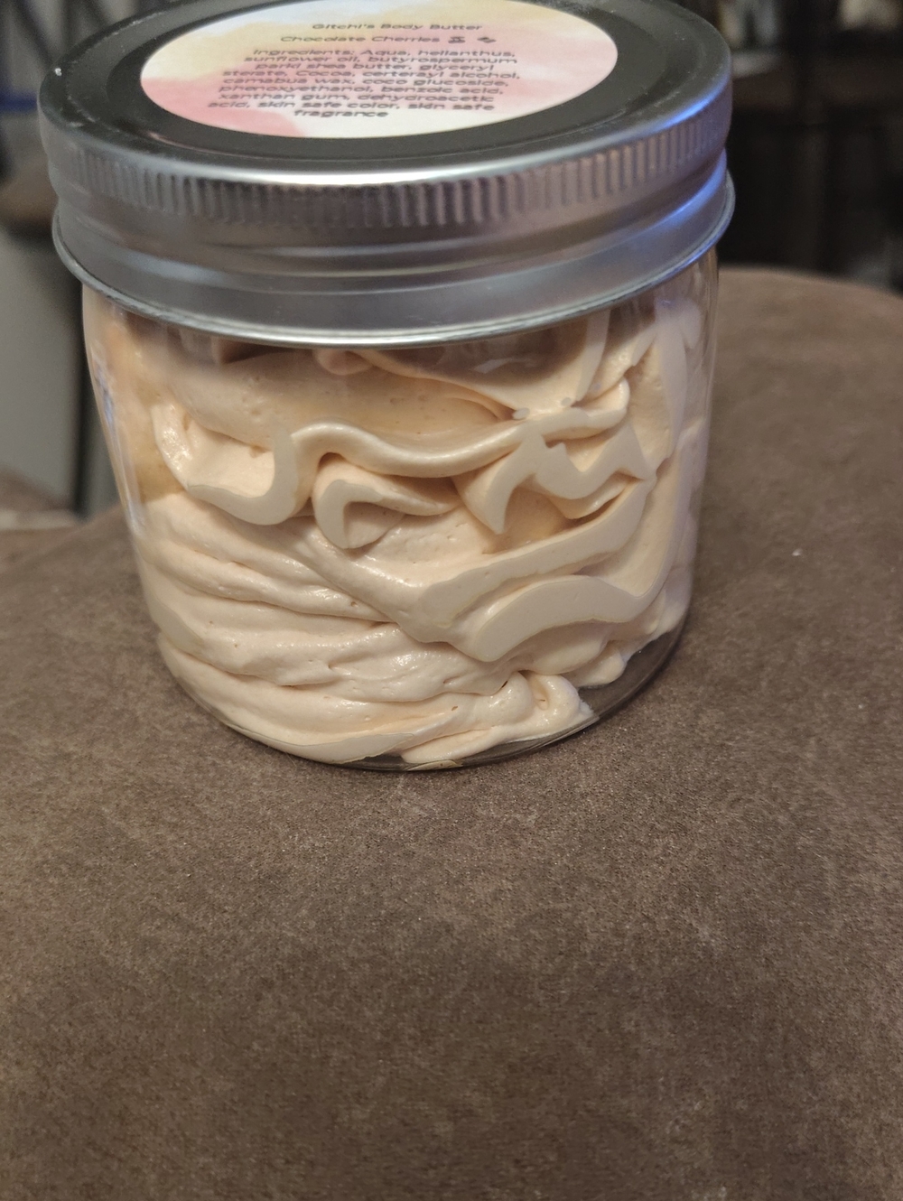 Gitchi's Body Butter - Chocolate Cherries (Cream) 8 Oz
